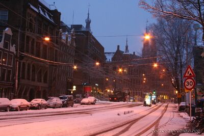 Streetlights on.
