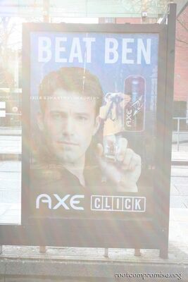 Ben Affleck advertising for Axe.