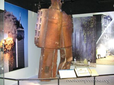 A piece of the World Trade Center.