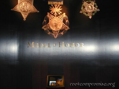 Medal of Honor exhibit.