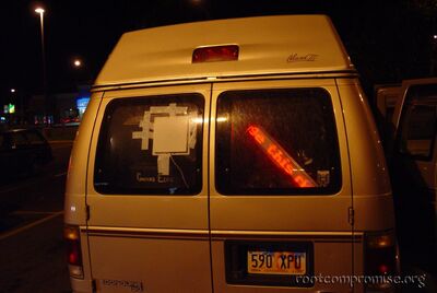 The Van of Justice, ready to roll.
