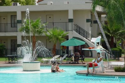 The pool.