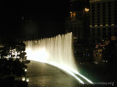 Fountains at the Bellagio.