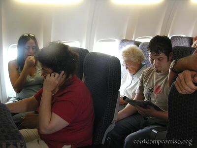 Fellow stranded passengers.