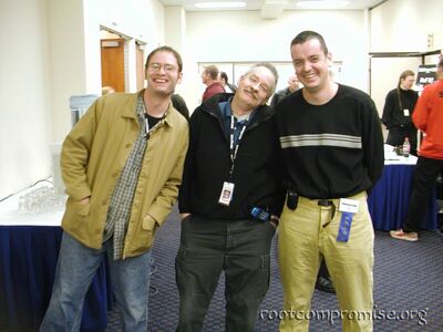 Seth Fogie, thorn, and Andrew Williams of Syngress publishing.