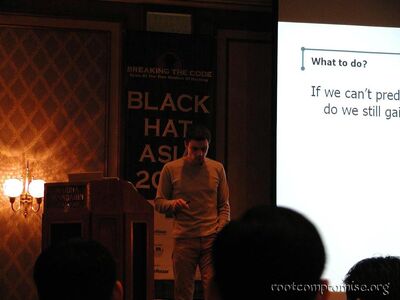 David Litchfield's Session.  Defeating the Stack Based Buffer Overflow Exploitation Prevention Mechanism of Microsoft Windows 20