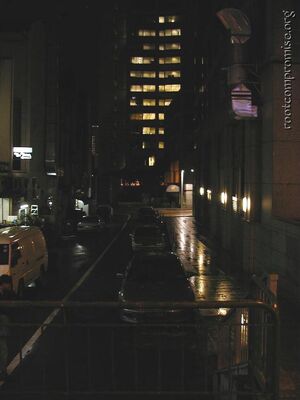 I really liked this alley.  Reminds me of blade runner or something.