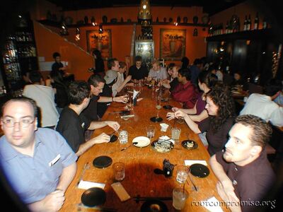 Dinner at the Japanese Dining Bar.
