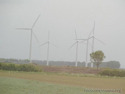 Modern Dutch Windmills.