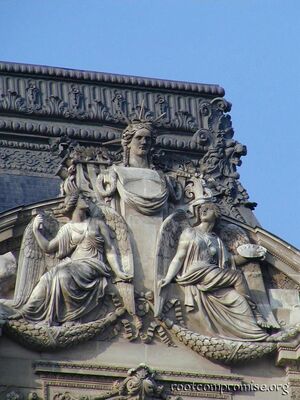 Notice the crown like the Statue of Liberty.  Thanks France!