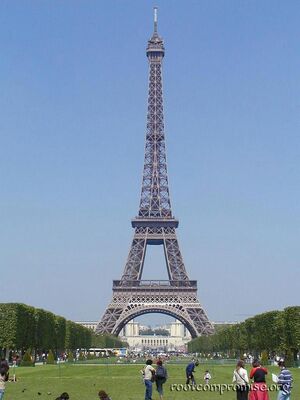 The Eiffel Tower.