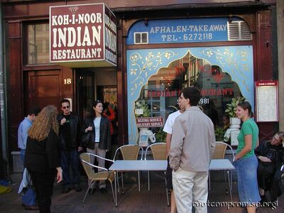 The choice is made, Indian food.