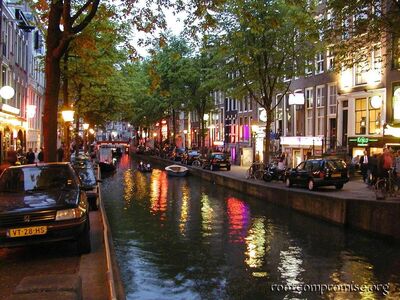 Amsterdam Red Light District.