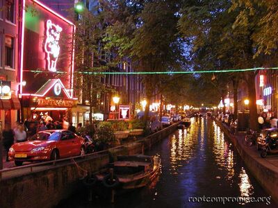 Amsterdam Red Light District.