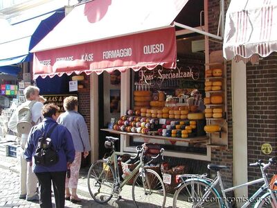 Cheese shop in Edam.