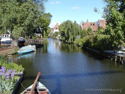 River in Edam.