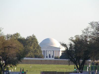 The Jefferson Memorial.