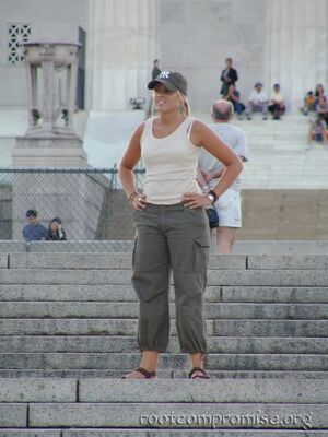 The only hot girl I saw in D.C.