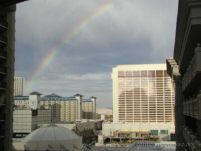 A rainbow.