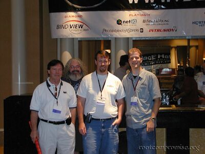 Steve Dugan Sr., Wolf, Steve Dugan Jr., and Me