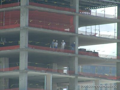 Construction at Caesar's.