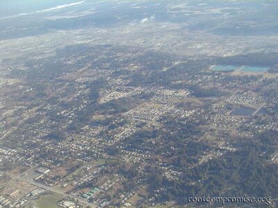 The approach before landing.