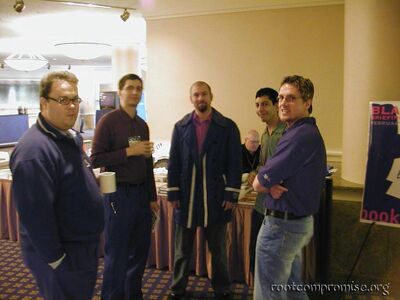 Dr Nick, Jeff Moss, Dom, Dave Aitel, and Erik Birkholtz