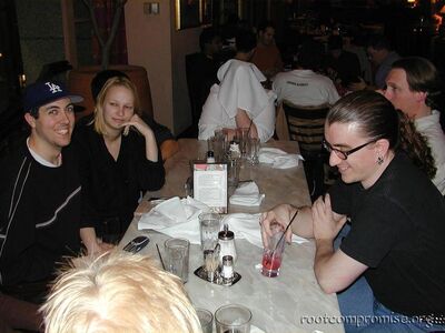 More people having dinner.