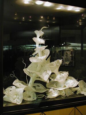 The Chihuly in the hotel lobby.