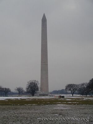 The Washington Monument.
