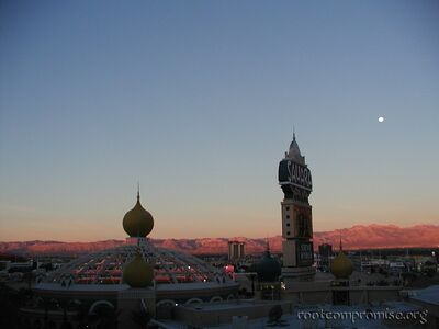 View from kampf and I's room at the Sahara.
