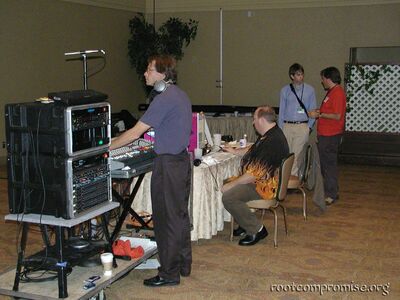All of the music was recorded live and then pressed that evening for free distribution the next day.
