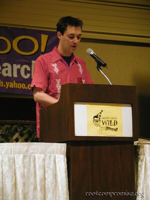 Wil reading from Just a Geek.