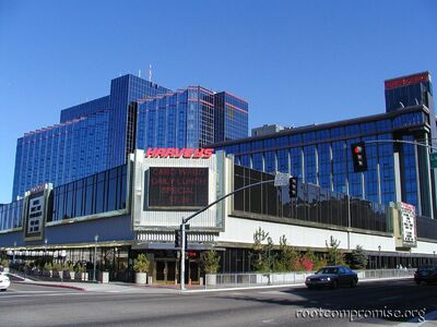 Harvey's Casino, across the street from Harrah's.