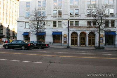 Old Ebbitt Grill, where we ate dinner.  It was great.