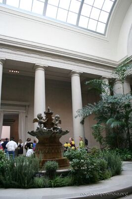 Inside the Museum of Metropolitan Art.