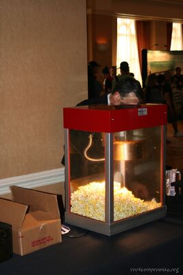 Popcorn break.