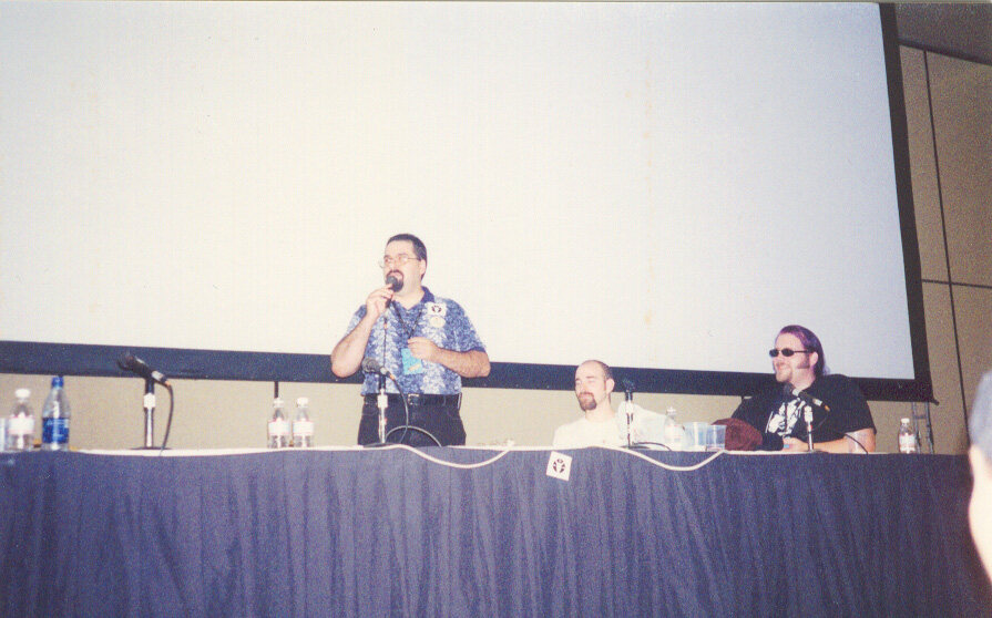 Jason Scott gives his talk on textfiles.com