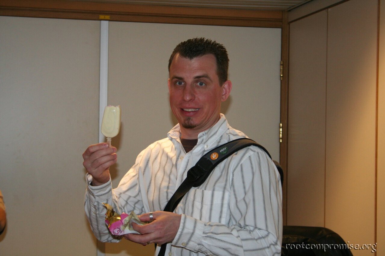 Johnny Long and some Ice Cream.