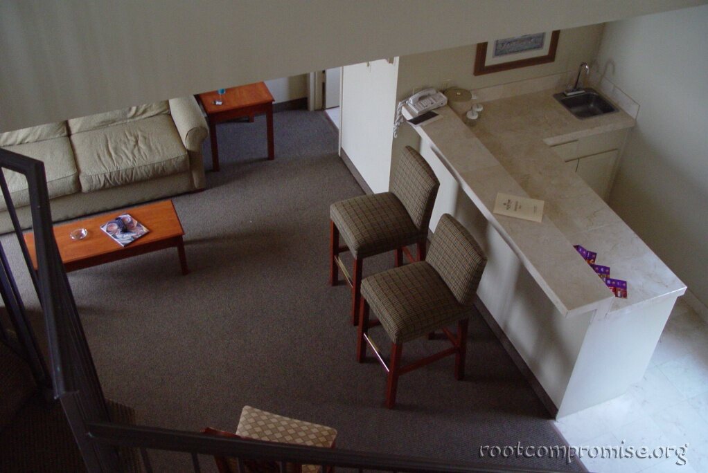 My room from the stairs.