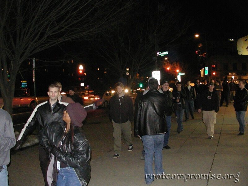 On our way to Shmooshicon.  There was a great turn out.