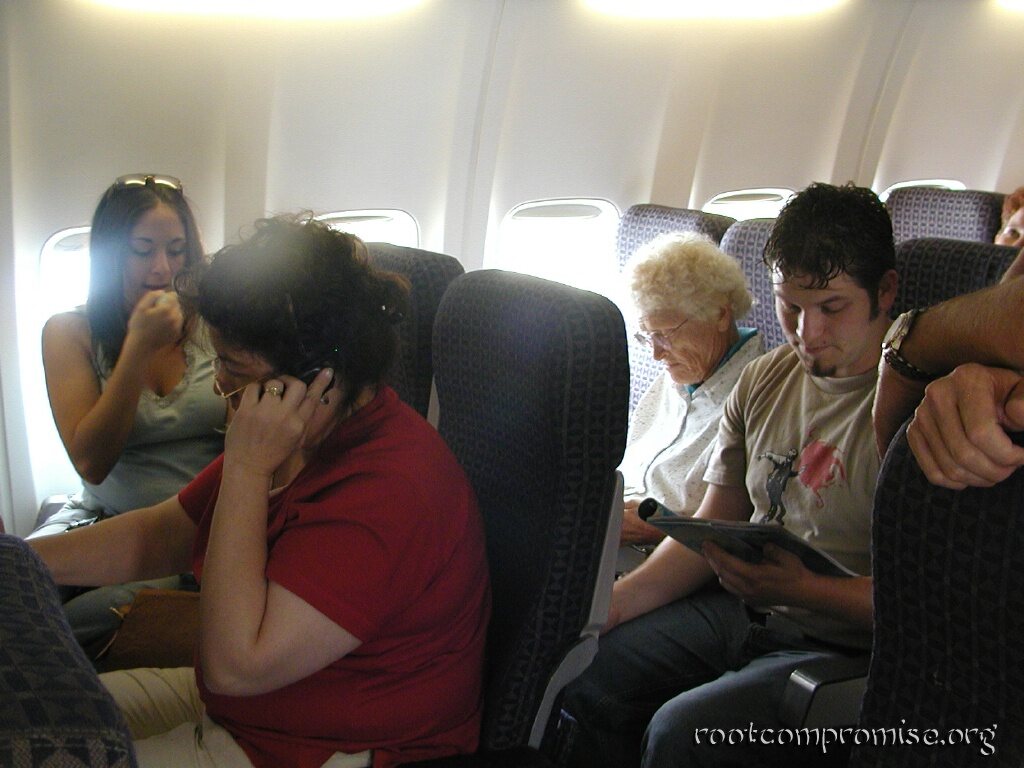 Fellow stranded passengers.