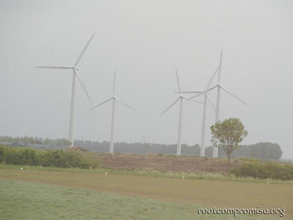 Modern Dutch Windmills.