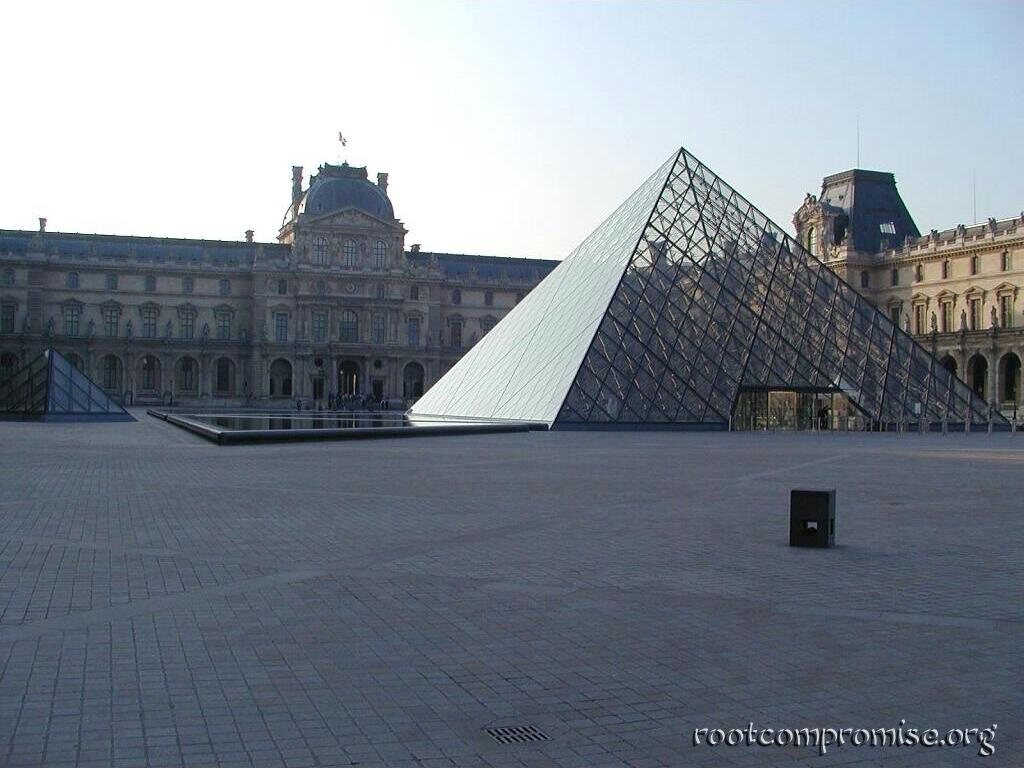The Louvre at 7:30am; before most arrive.
