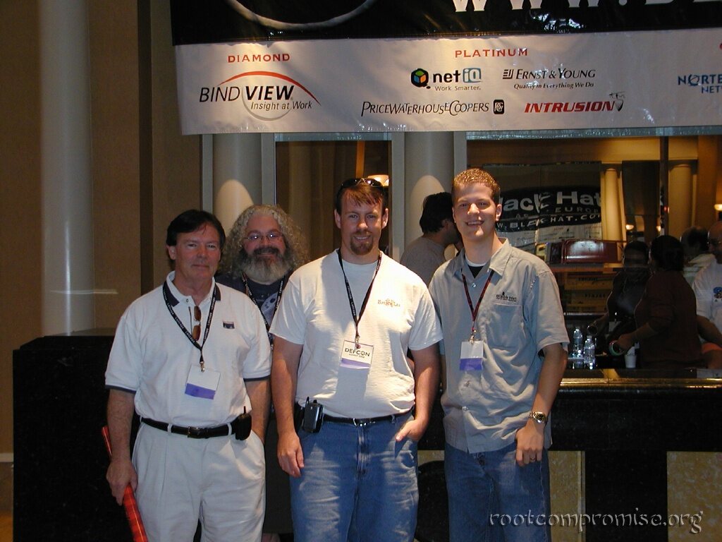 Steve Dugan Sr., Wolf, Steve Dugan Jr., and Me
