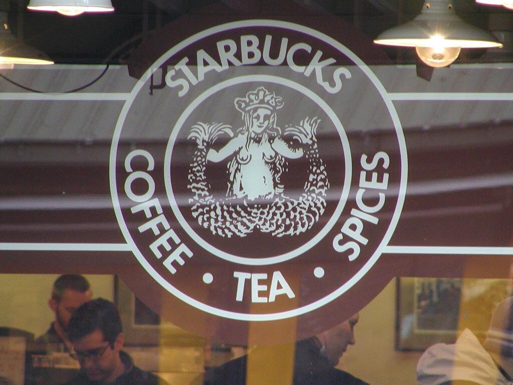 The original Starbucks logo.