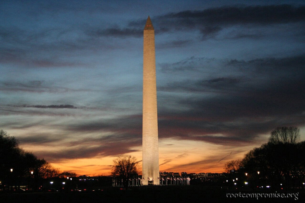 The Washington Monument.