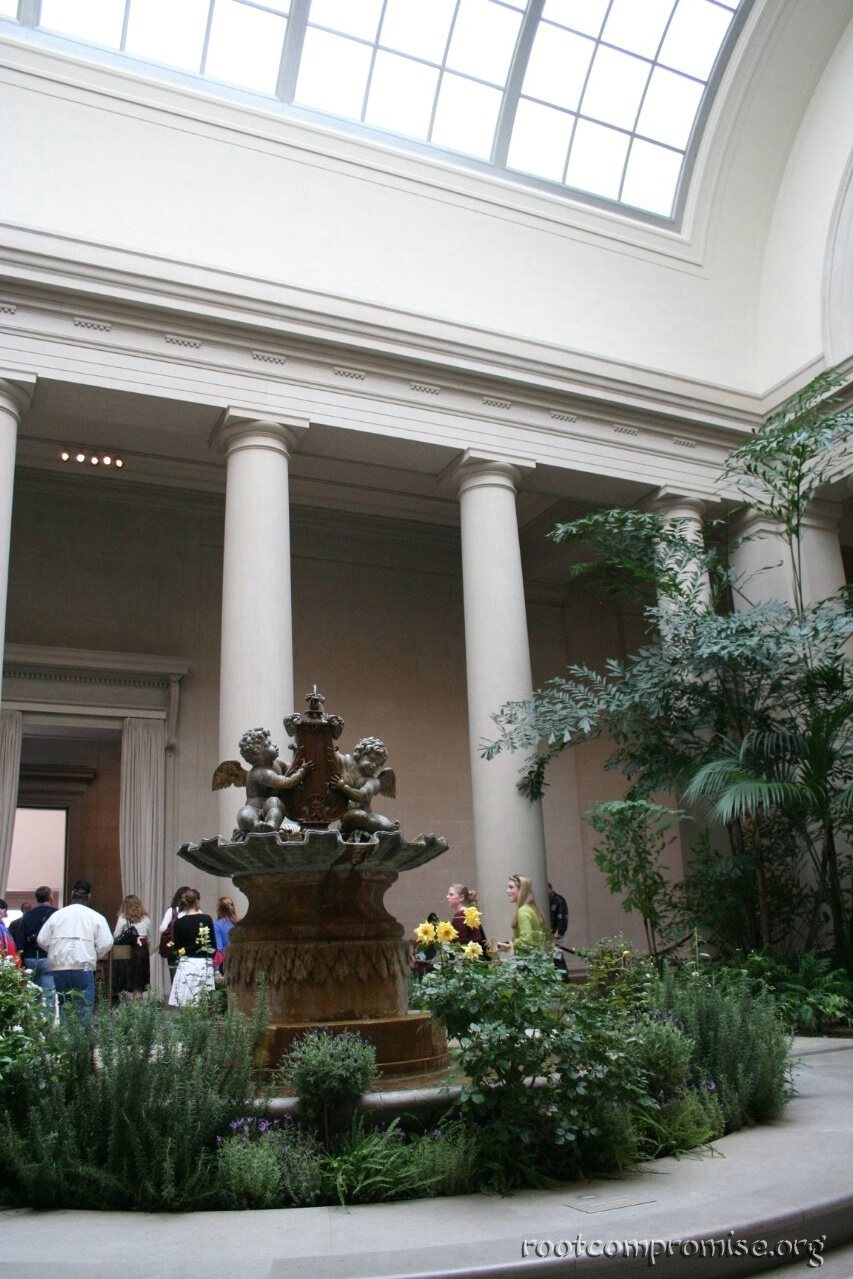 Inside the Museum of Metropolitan Art.