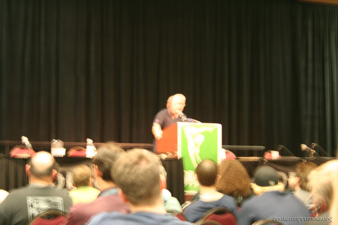 Richard Thieme is blurry.  So fast!!